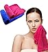 Microfiber Makeup Remover Cloth (2 Pack), Reusable Face Make-Up Removing Washcloth Towels - Dirt, Cosmetics Eraser Wash Cloths, Natural Wipes Cleanser Facial Cleansing Towel