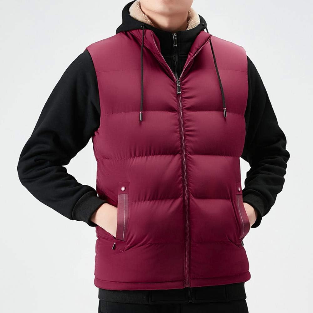 Vest Men's Autumn and Winter Warm Sleeveless Jacket Vest Slim Men's