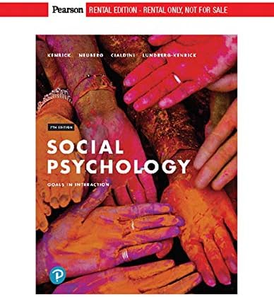 ビジネス・経済 SOCIAL PSYCHOLOGY GOALS IN INTERACTION Amazon.com: Social Psychology: Goals in Interaction (6th Edition