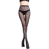 pekichichi Patterned Fishnet Tights Pantyhose with Pattern Designs Fishnet Stockings for Women