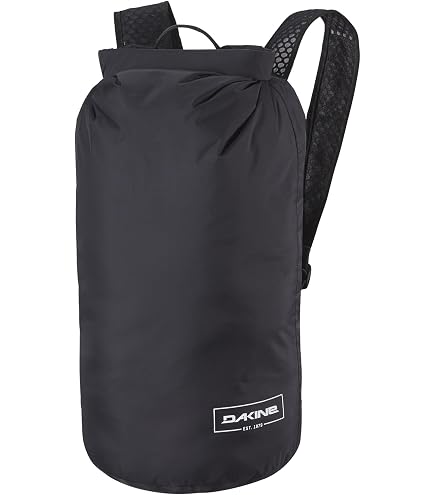 Amazon.com : Dakine Packable Wet/Dry ROLLTOP Bag 20L, Black | 20l