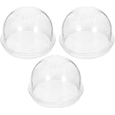 FONDOTIN Pet Tunnel Plugs 3-Pack Small Animal Cage External Interface Seal with Ventilation Hole for Hamster Gerbil Mice Tube End Caps DIY Accessories