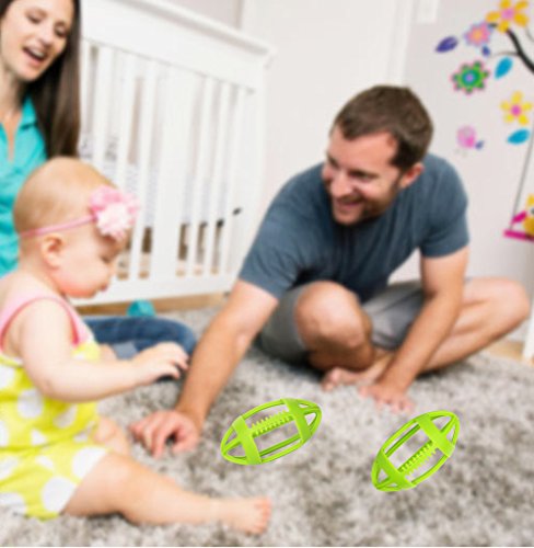 Baby Sensory Teething Toy Ball, BPA Free Football Sensory Toys for Toddler Infant Boys Girls Teething Relief - Thumbnail 6