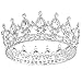 FUMUD Designs Vintage Peacock Crystal Tiara Wedding Crown Bridal Tiara Accessories Rhinestone Tiaras Crowns Pageant