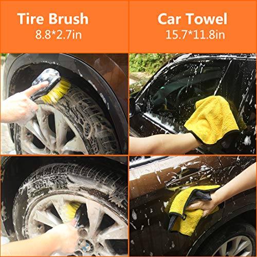 image for Konpard Car Cleaning Tools Kit 9Pcs Car Wash Tools Kit - Premium Cheni