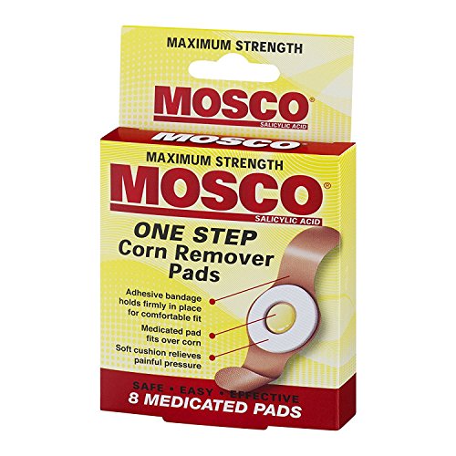 Mosco One-Step Medicated Corn Remover Pads | Maximum Strength | 8-Count per Pack | 3-Pack - Thumbnail 3