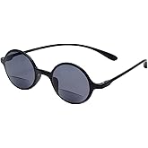 Calabria 721SB Flexie Round Bifocal Sunglasses Men Women Reading Sunglass Bi-Focal Readers Flexible Slim Lightweight Durable