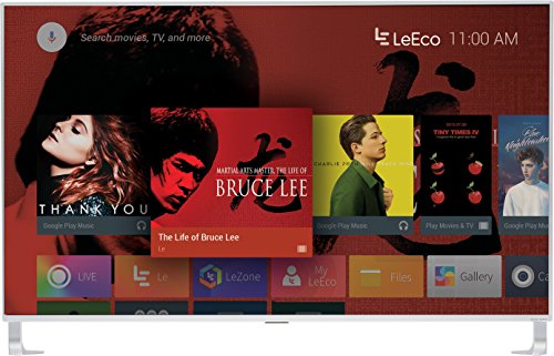 LeEco L554UCNN 55-Inch 4K Ultra HD Smart LED TV, Silver (2016 Model)