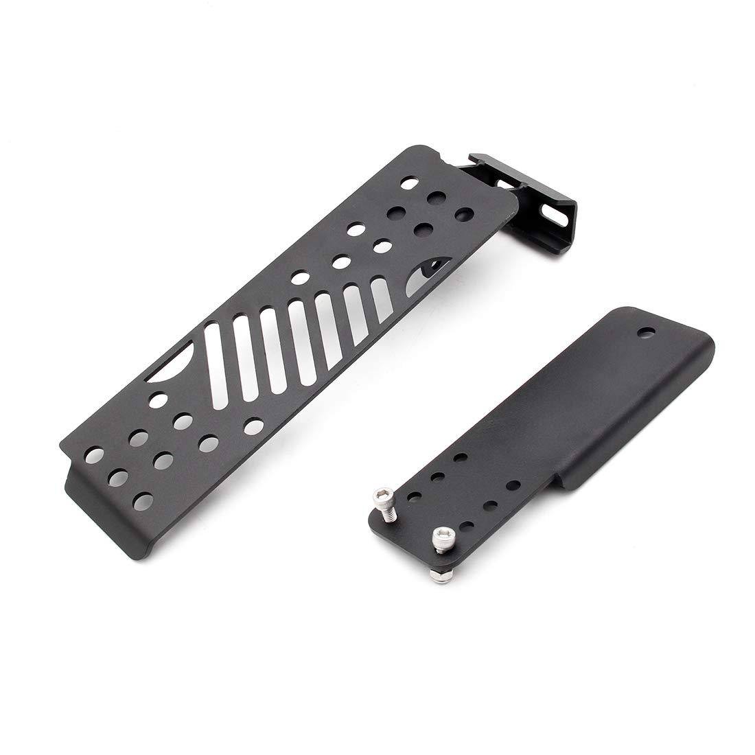 KMFCDAE Dead Pedal Left Side Foot Rest Kick Panel Fit for 2018-2020 Jeep Wrangler JL & Gladiator JT 2020 (Adjustable, Matte Black)