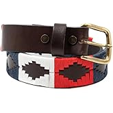GauchoLife Interchangeable Hand-Stitched Polo Belt - Crafted from full-grain bridle leather