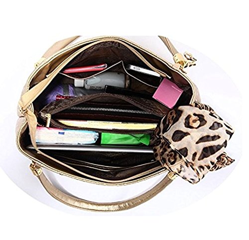 lacira women's handbag, sling bag, purse and card holder (combo of 4)