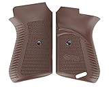 Tactical Scorpion Gear Polymer Grips TSG-T3G01 for TT-33 Tokarev Pistol With Safety Lock - Brown