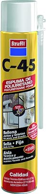 C-45 Espuma de Poliuretano, Profissional - Cor Amarela, 750 ml