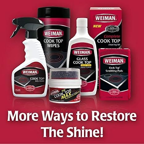 Weiman Glass Ceramic Cooktop Cleaner 10 Ounce Stove Top Daily