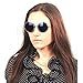 Pop Fashionwear John Lennon 60's Vintage Round Hippie Sunglasses (Gold-GradientBrown Lens)