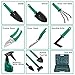 Jranter 10 Pieces Stainless Steel Garden Hand Tool Set – Green Garden Hand Tools with with Plastic Toolbox Storage Casethumb 1