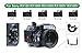 Sea frogs 195FT/60M Underwater Waterproof Camera Diving housing case for Sony DSC RX100 RX100II RX100III RX100IV RX100V RX100I-V (Housing + Red Filter)