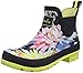 Joules Women's Wellibob Chelsea Boot Navy Whitstable Floral Rubber 8 B US