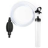 Laifoo 5ft Aquarium Siphon Vacuum Cleaner for Fish Tank Cleaning Gravel & Sand