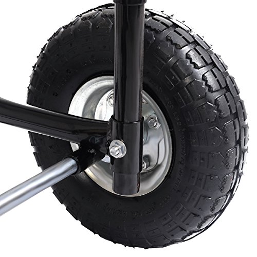 Carrier Wood Mover Hauler Fire Rack Caddy Cart Dolly Rolling New Black Firewood