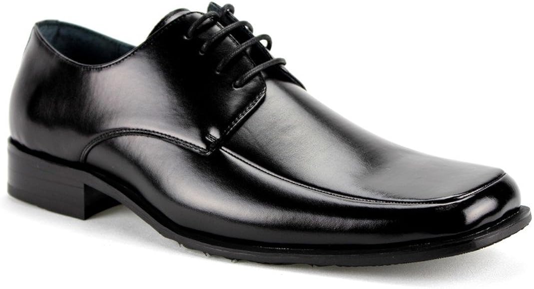 black derby dress shoes