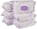 Amazon Elements Baby Wipes, Sensitive, 480 Count, Flip-Top Packs