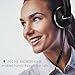 On Ear Headphones with Mic, Jelly Comb Foldable Corded Headphones Wired Headsets with Microphone, Volume Control for Cell Phone, Tablet, PC, Laptop, MP3/4, Video Game (black)