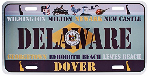 Dimension 9 Home Decorative Plate, Delaware - Thumbnail 2