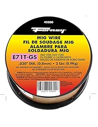 FORNEY 42300 Flux Core Soldadura MIG (, acero al carbón e71tgs, .030 diameter, 2 Pound Spool