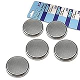 HQRP 5-Pack Coin Lithium Battery for Pioneer FH-X720BT FH-X721BT FH-X820BS MVH-171UB MVH-X360BT MVH-X370BT MVH-X560BT Digital Media Receiver Remote Control + Coaster