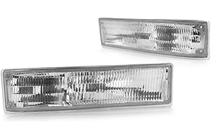 CARLIGHTS360 For Chevy Astro Parking/Signal Assembly Unit 1995-2005 Pair Driver and Passenger Side | DOT Certified | GM2520147 | GM2521147 | 16523211