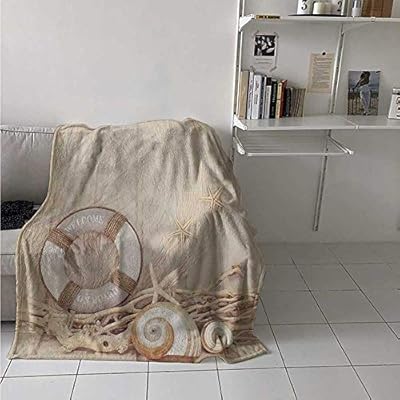 Maisi Couvre Lit Cotier En Microfibre Pour Lit Ou Canape Motif Port Italien A Verena Avec Bateaux De Peche Et Voiliers 70x50 Inch Coloris 05 Amazon Fr Cuisine Maison