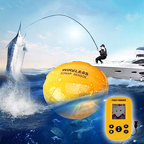 YOUNGFLY Wireless Fish Finder Sonar Probe Detector with Dot Matrix 100m/328ft