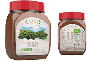 AMRO Ceylon Clove Powder-Organic (3.53 oz / 100 g in a Plastic bottle)