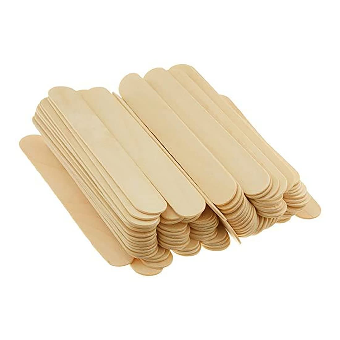 ForPro Professional Collection Premium Wood Applicators, Non-Sterile, Hair Removal Waxing Sticks, Large, 6