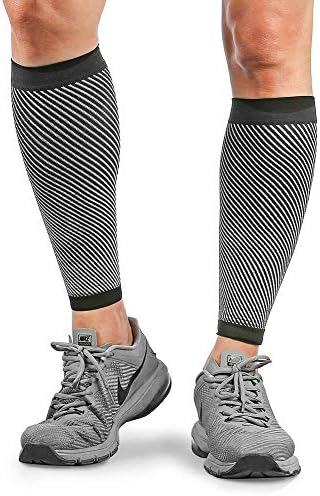 Merssyria Calf Compression Sleeves, Leg Compression Sleeve Support (20-30mm Hg) for Shin Splint, Leg Cramps, Calf Pain Relief, Running, Nurses, Circulation