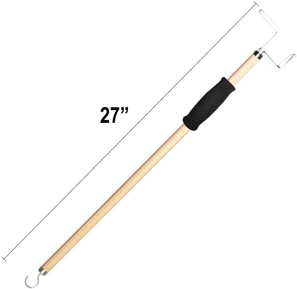 27 Inch Long Dressing Stick with Foam Handle: Health & Personal Care