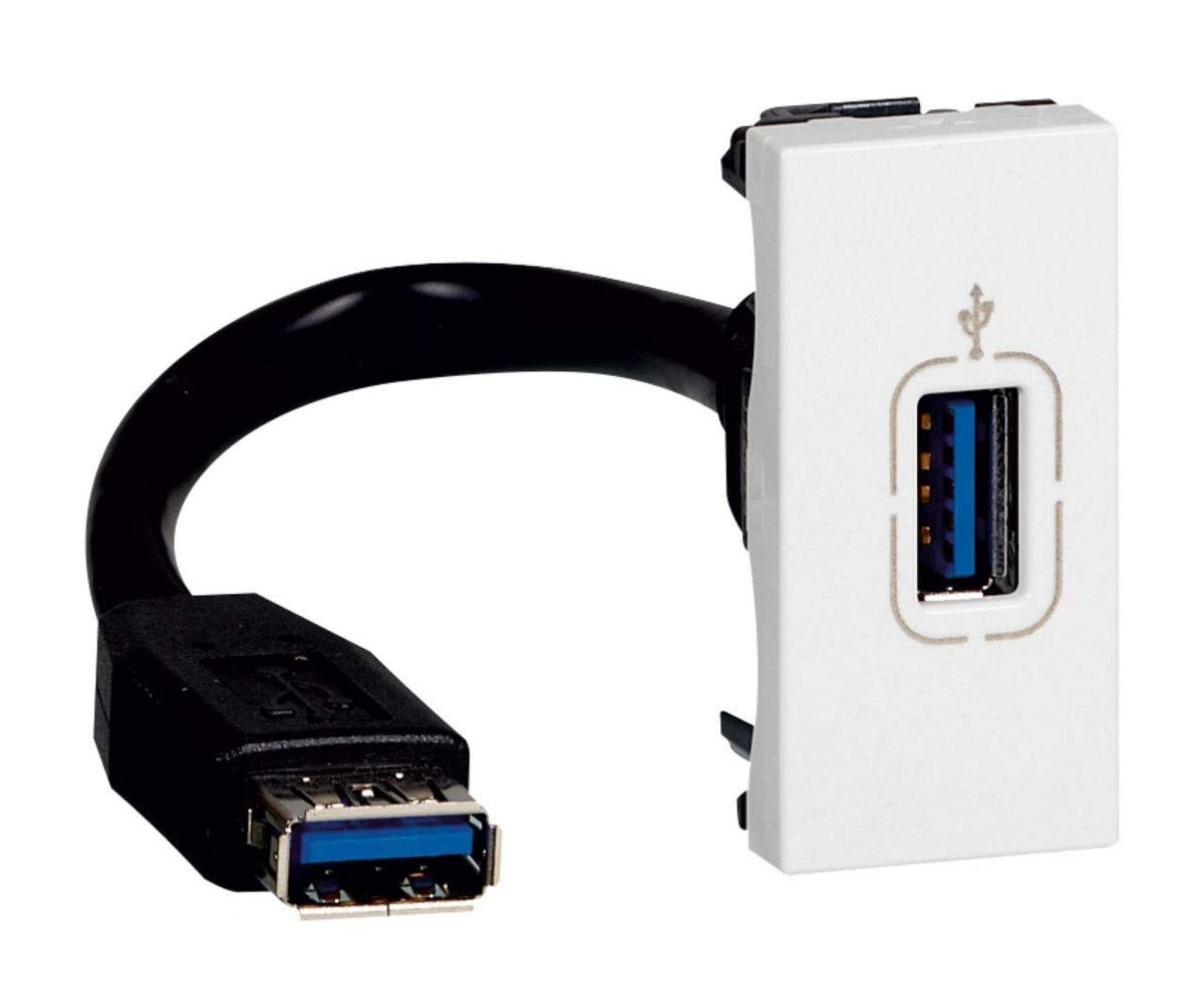 Legrand 78746 Msc USB Socket + Cable 1Mod Ws