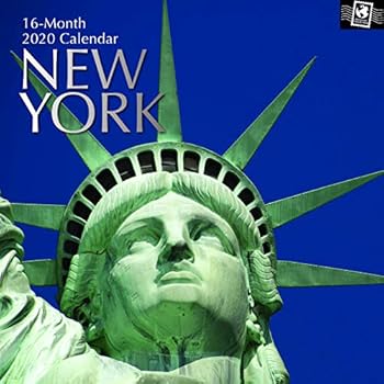 2020 Wall Calendar - New York Calendar, 12 x 12 Inch Monthly View, 16-Month, Travel and Destination Theme, Includes 180 Reminder Stickers