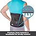 BraceAbility Hot & Cold Lower Back Wrap | Soft Brace with 2 Heat / Ice Therapy Gel Packs for Backache Pain Relief, Sore or Stiff Muscles, Spasms, Strains & Sprains (Fits up to 48