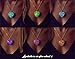 RINHOO Glow in The Dark Heart Charm Pendant Ladies Jewelry(Blue)