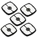 Set of 5 Pcs Air Filter for Echo SRM210 SRM225 HC150 Trimmer Blower Replace 13031054130, A226001410 (Black & White) primary