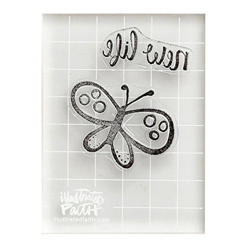 Illustrated Faith - Clear Stamps - Fly Free Butterfly