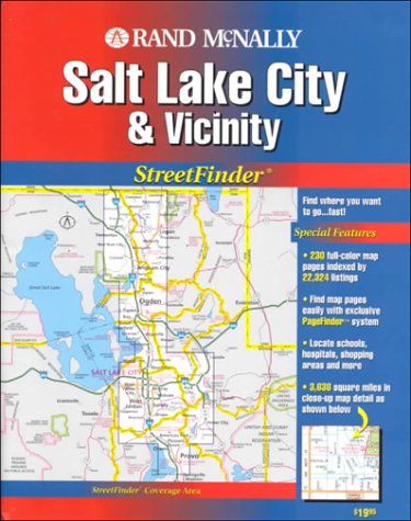 Rand McNally Salt Lake City & Vicinity Streetfinder (USA StreetFinder Atlas)