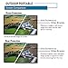 Akia Screens 120 inch Projector Screen 16:9 Foldable Anti-Crease Portable Screen Support Double Sided Projection for Outdoor Indoor 120