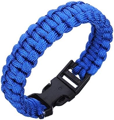 Sport Force Paracord Survival Bracelet, Blue