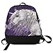 InterestPrint Fantasy White Horse Casual Backpack College School Bag Travel Daypack