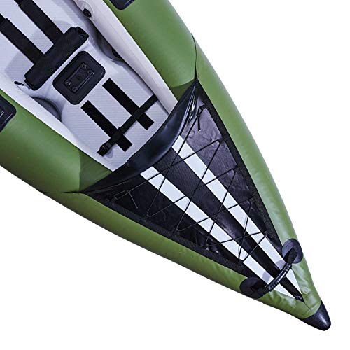 Elkton Outdoors Steelhead Inflatable Fishing Kayak OnePerson Angler