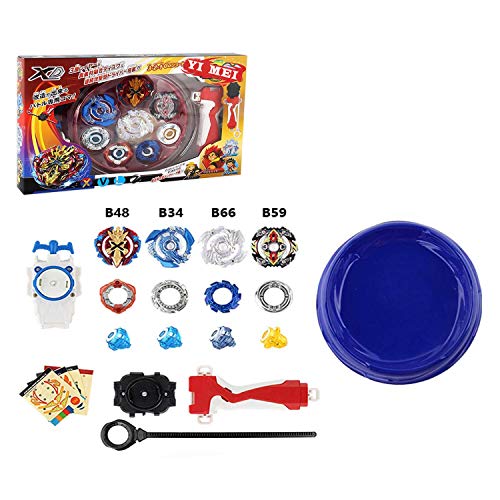 Battle Burst High Performance Battling Top Set with 4D Launcher Grip and Arena Battle Set