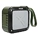 Ancord Waterproof Bluetooth Speaker with FM Radio IPX6 Portable for Outdoor 12 Hours Playtime Silicon Strap for Hanging (New, Green)